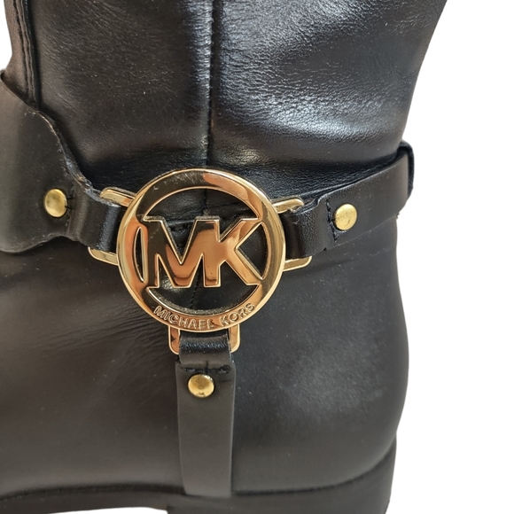 Michael Kors Fulton 7.5 leather riding boots - Picture 9 of 9